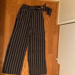 Wide leg pants tie top super stretchy super comfy